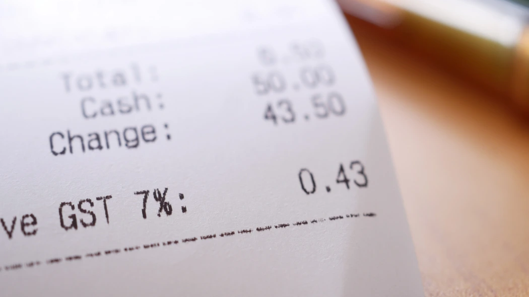 Kata kata di struk belanja